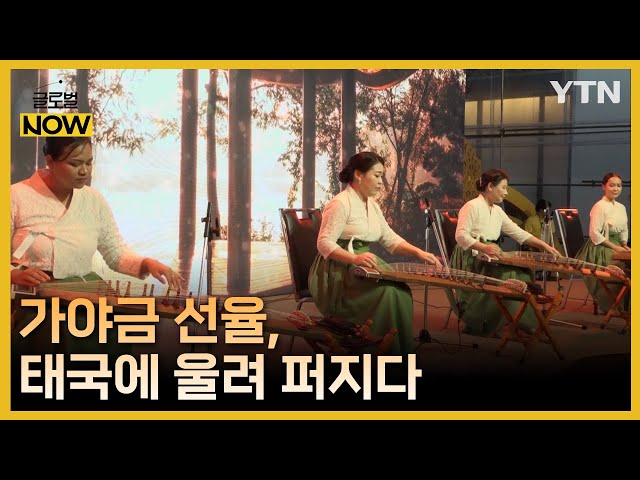 불교의 나라 태국에 울려 퍼진 가야금 선율 / YTN korean