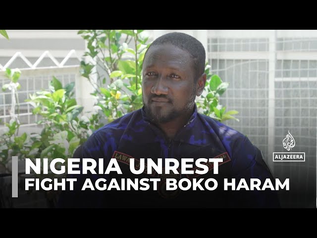 ⁣Local civilian fighter pushes back against Boko Haram's violence in northeast Nigeria