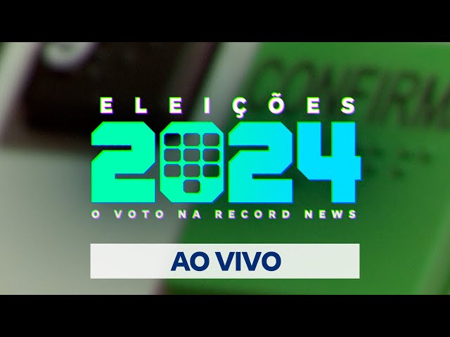 ⁣Eleições 2024 - 2º turno: O Voto na Record News - Acompanhe o dia de votação