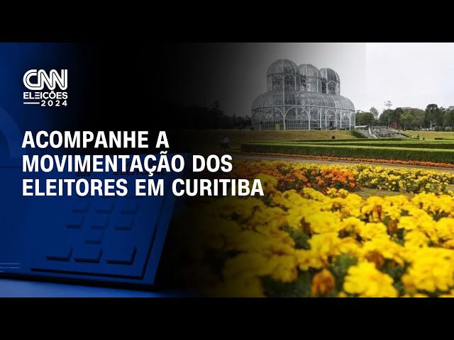 ⁣Acompanhe a movimentação dos eleitores em Curitiba | CNN ELEIÇÕES