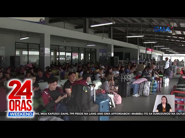 ⁣Biyahe ng Manila North Port pa-Cebu at Zamboanga, delayed hanggang bukas;... | 24 Oras Weekend