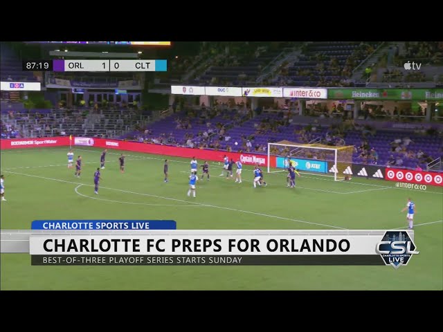 ⁣Charlotte FC ready for Orlando in MLS Playoffs