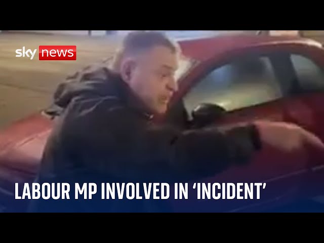 ⁣'You won't threaten me again': Labour MP filmed in street altercation