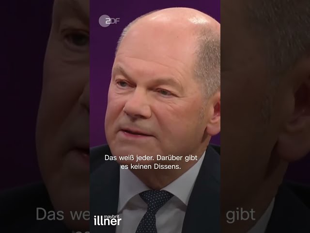 ⁣Ukraine in die Nato? Scholz ist skeptisch | #illner #scholz #shorts #short