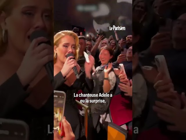 ⁣Adele fond en larmes en découvrant Céline Dion dans le public de son show à Las Vegas