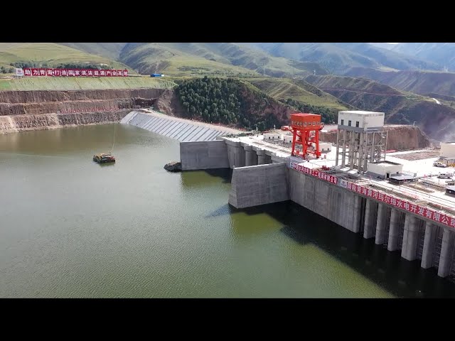 ⁣China's high-altitude hydropower station unit enters final assembly stage