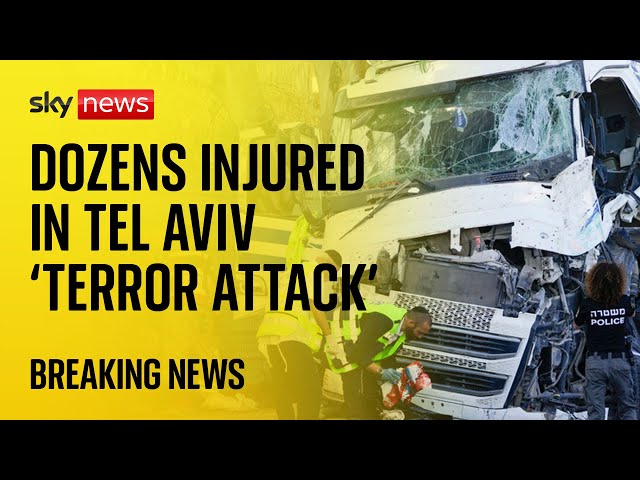 ⁣BREAKING: Dozens injured in bus stop 'terror attack' near Tel Aviv