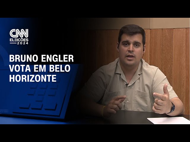 ⁣Bruno Engler vota em Belo Horizonte | CNN ELEIÇÕES