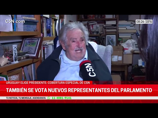 ⁣PEPE MUJICA: "En la REGIÓN ESTAMOS LEJOS de una DEMOCRACIA SANA"