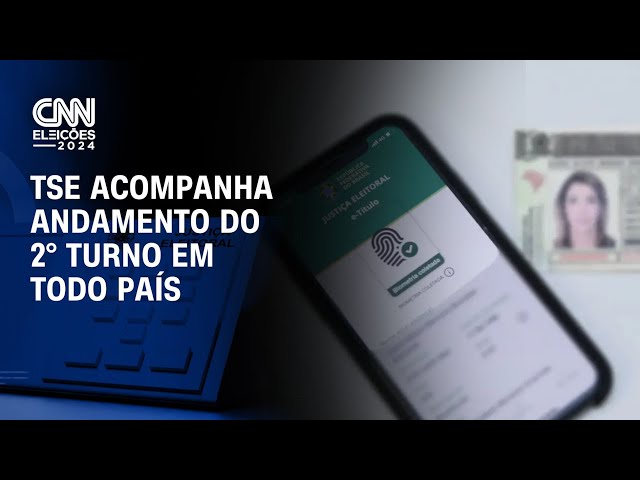 ⁣TSE acompanha andamento do 2° turno em todo país | CNN ELEIÇÕES