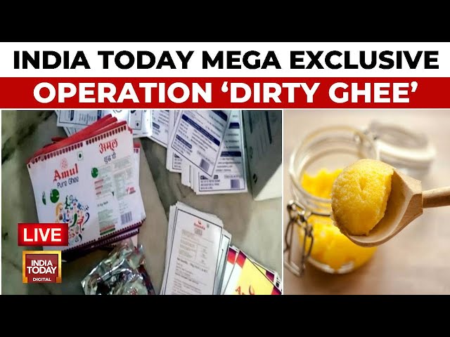 ⁣LIVE | Branded Packs, Fake Ghee In Cheap Prices: India Today Exposes Fake Ghee Racket In UP