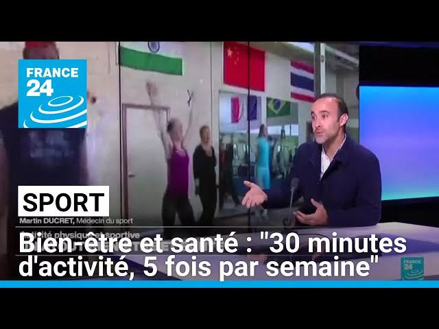 ⁣"Il faut faire 30 minutes d'activité, 5 fois par semaine" docteur Martin Ducret • FRA