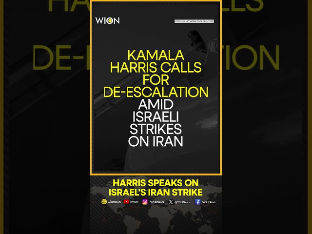 ⁣Israel-Iran Crisis: Harris Speaks On Israel's Iran Strike | WION Shorts