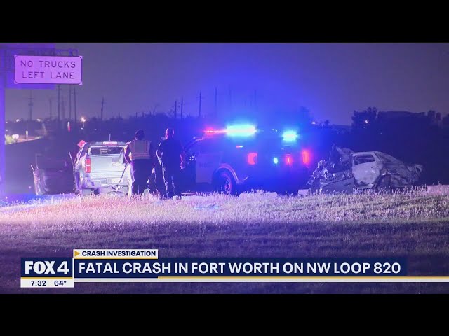 ⁣5 killed in wrong-way crash in Fort Worth