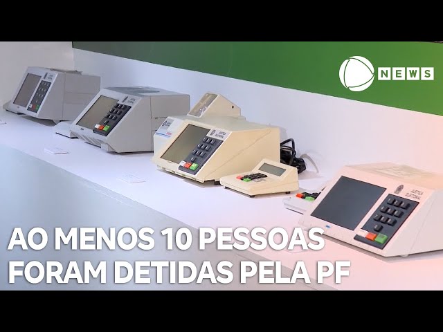 ⁣Ao menos 10 pessoas foram detidas pela Polícia Federal