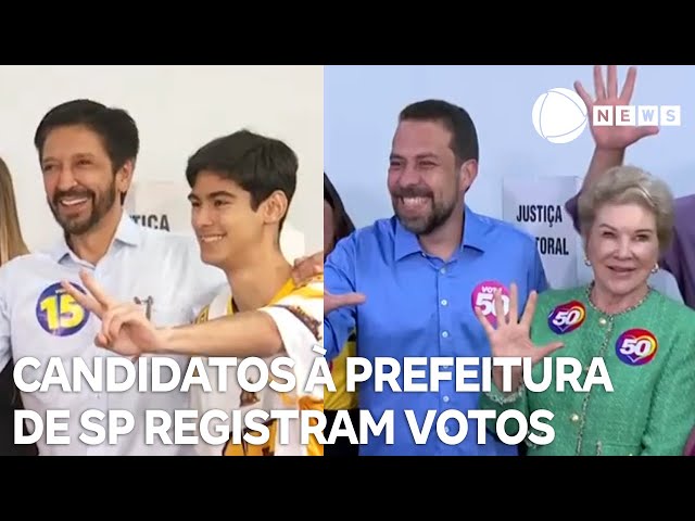 ⁣Candidatos à Prefeitura de São Paulo votaram na zona sul da capital paulista