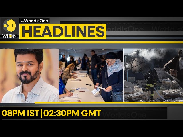 ⁣Actor Vijay Holds Maiden Political Rally | Round 2: Polls In Lithuania | WION Headlines