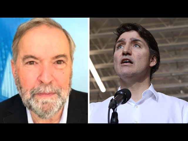 ⁣Mulcair thinks there "will come a time" when Trudeau must face his political expiration