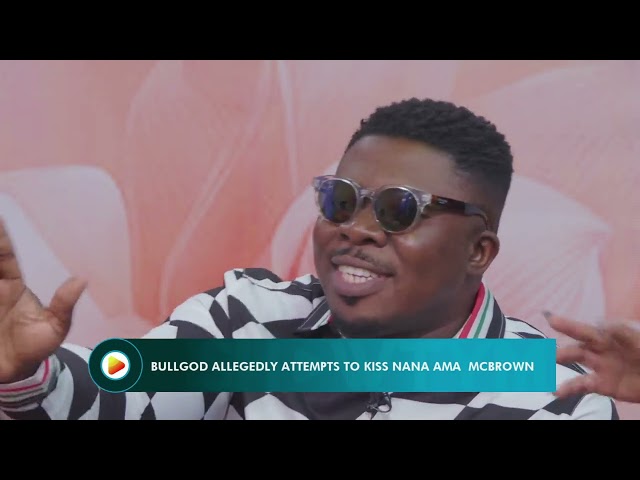 ⁣Bulldog Allegedly attempts to kiss Nana Ama McBrown (26-10-24)