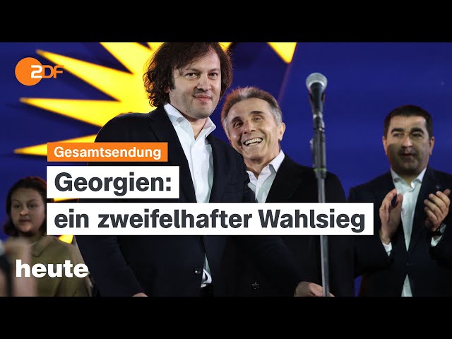 ⁣heute 19:00 Uhr vom 27.10.24 Wahlsieg in Georgien, Michelle Obama unterstützt Harris, Wahl in Japan