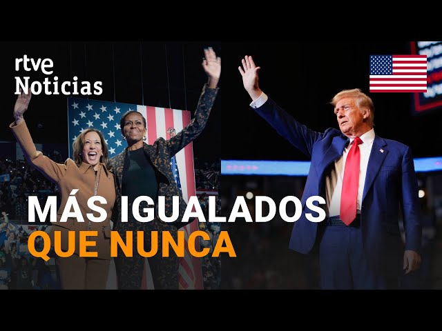 ⁣EE.UU.: TRUMP CORTEJA a VOTANTES MUSULMANES y ÁRABES y MICHELLE OBAMA ENTRA en CAMPAÑA | RTVE