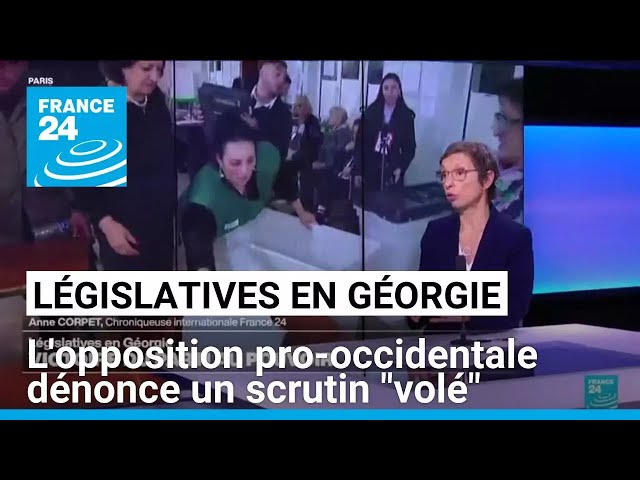 ⁣Géorgie : victoire du parti pro-russe aux législatives • FRANCE 24