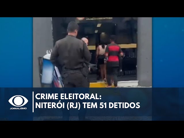 ⁣Crime eleitoral: Niterói (RJ) tem 51 detidos