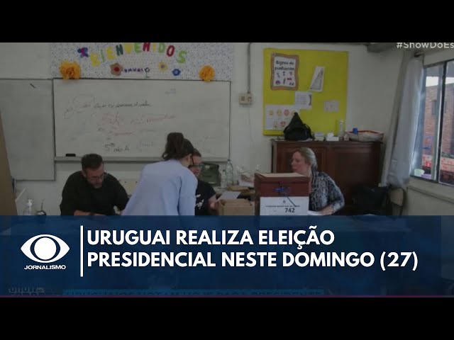 ⁣Uruguai realiza eleição presidencial neste domingo (27)