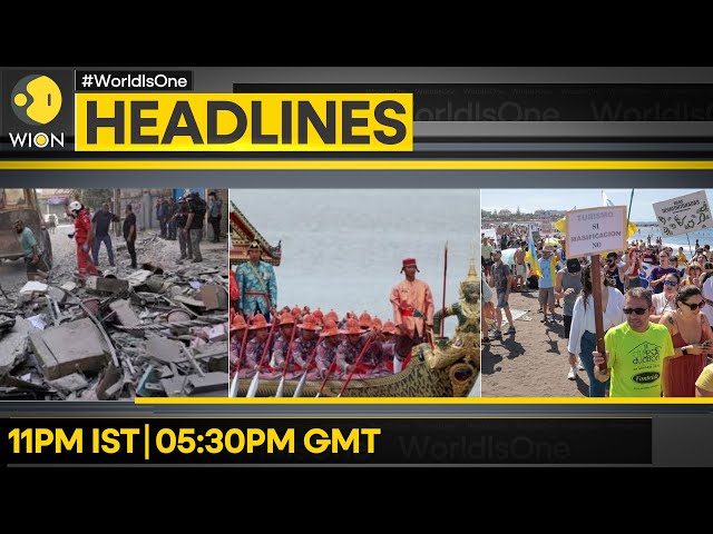 ⁣Protest Against Over-Tourism In Canary Islands | Thai King's Royal Barge Procession | WION Head