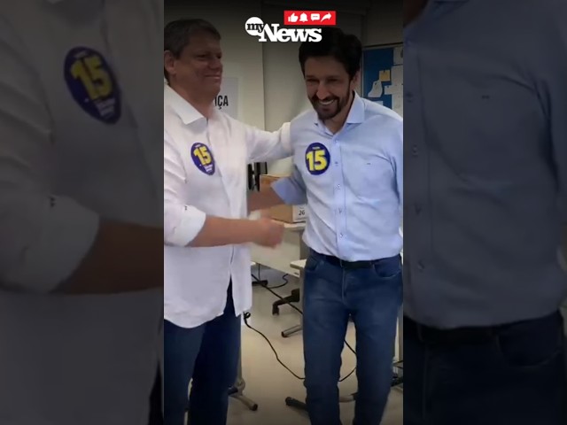 ⁣TARCÍSIO E NUNES EM VOTAÇÃO JUNTOS #shorts #política #noticias #eleições2024