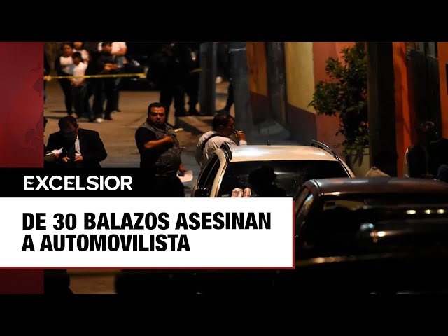 ⁣De 30 balazos asesinan a automovilista en la Morelos