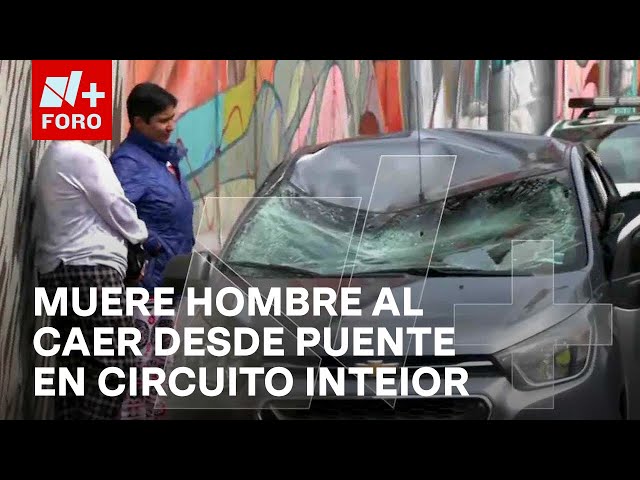 ⁣Fallece un hombre al caer de un puente en Circuito Interior - Las Noticias