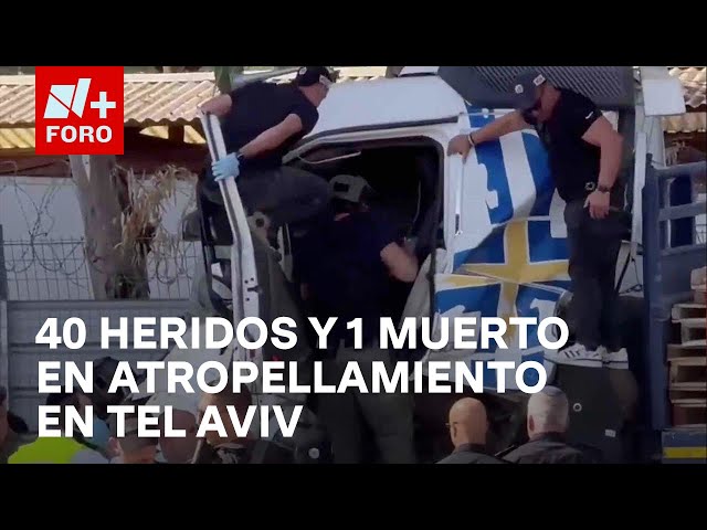 ⁣Camión embiste autobús de pasajeros en Tel Aviv: Hay un Muerto y al menos 40 heridos