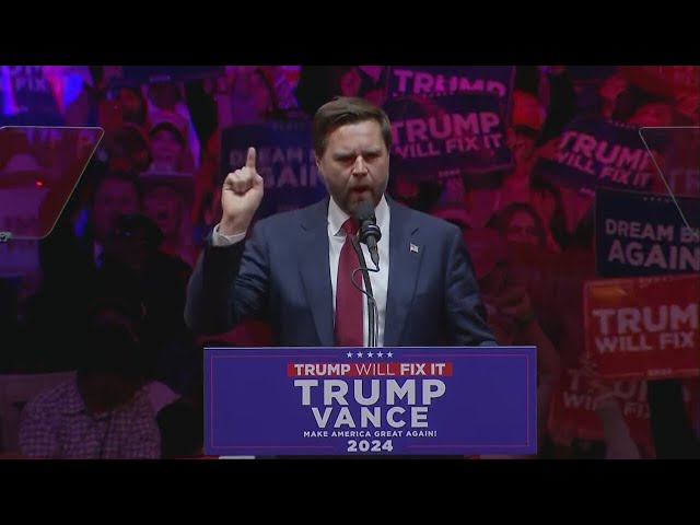 ⁣JD Vance at Trump rally in NYC: FULL SPEECH