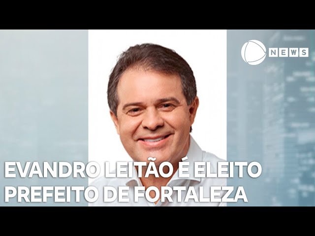 ⁣Evandro Leitão é eleito como prefeito de Fortaleza