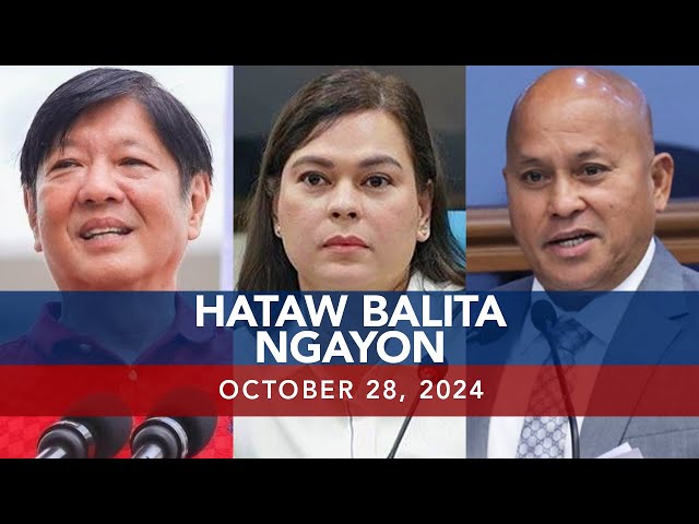 ⁣UNTV: Hataw Balita Ngayon | October 28, 2024