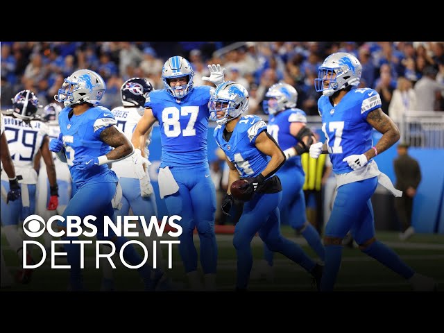 ⁣Detroit Lions take down Titans in 52-14 rout