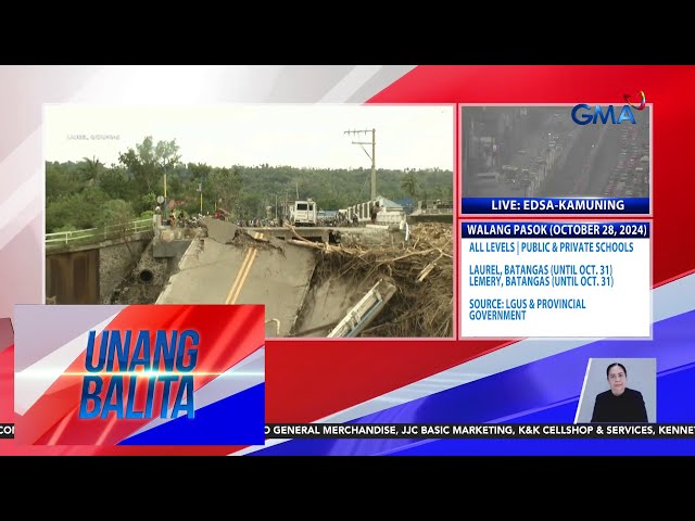 ⁣Bayuyungan Bridge, naputol bunsod ng pagragasa ng ilog; ilang residente, walang... | Unang Balita