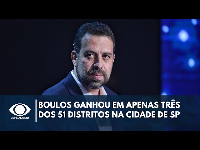 ⁣Boulos ganhou em apenas três dos 51 distritos na cidade de SP | Canal Livre