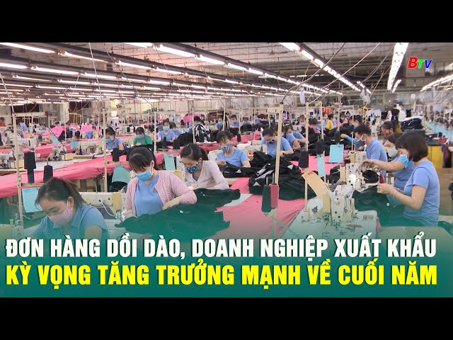 ⁣Đơn hàng dồi dào, doanh nghiệp xuất khẩu kỳ vọng tăng trưởng mạnh về cuối năm