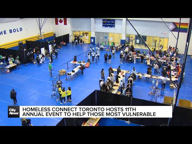 ⁣Homeless Connect Toronto hosts annual event to help most vulnerable