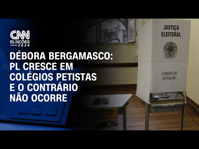 ⁣Débora Bergamasco: PL cresce em colégios petistas e o contrário não ocorre | CNN Eleições