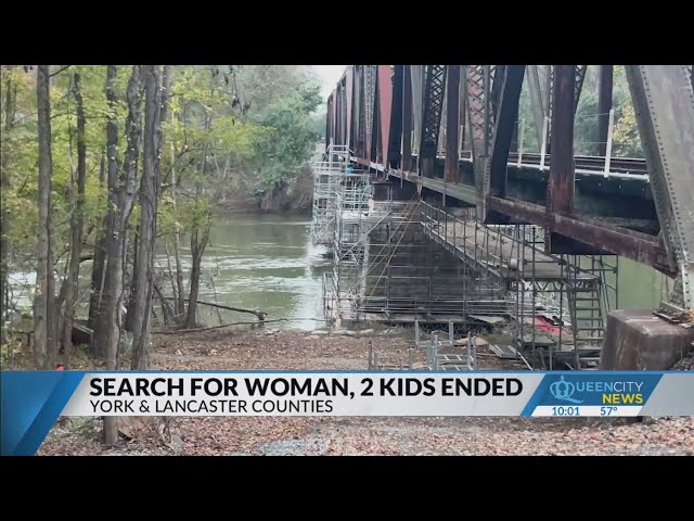 ⁣Search for woman, children called off along Catawba River in SC