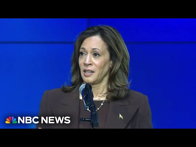 ⁣Harris makes major push to boost turnout in Philadelphia