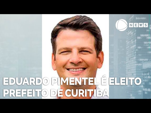 ⁣Eduardo Pimentel é eleito prefeito de Curitiba