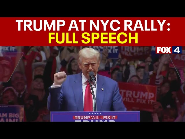 ⁣Donald Trump at MSG rally: FULL SPEECH