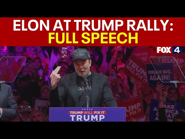 ⁣Elon Musk at NYC Trump Rally: FULL SPEECH