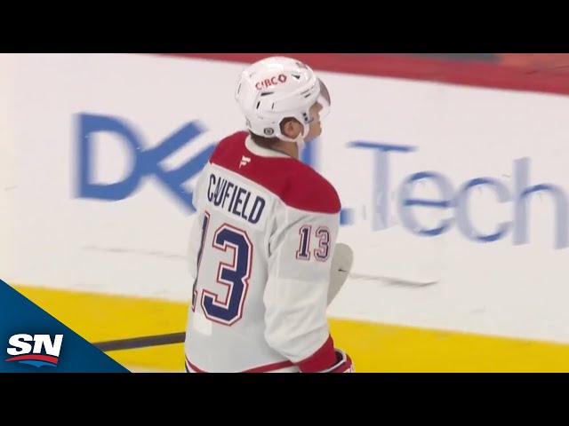 ⁣Canadiens' Cole Caufield Displays Patience Before Burying Short Side