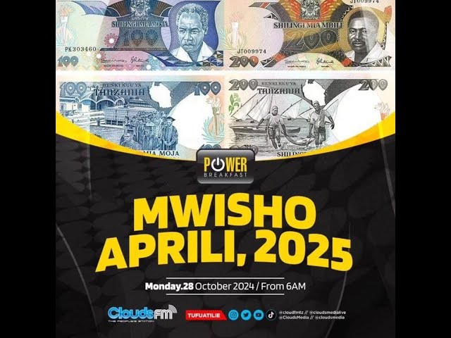 ⁣LIVE: POWER BREAKFAST YA CLOUDS FM | MWISHO APRILI,2025 |