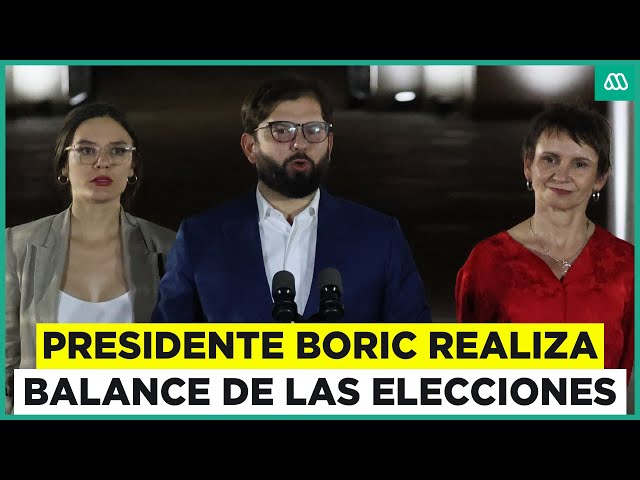 ⁣Presidente Boric realiza balance de las elecciones